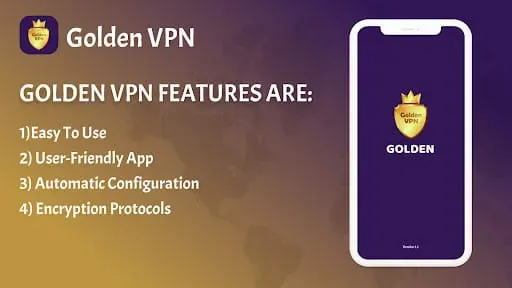 Golden VPN: Hotspot Proxy VPN