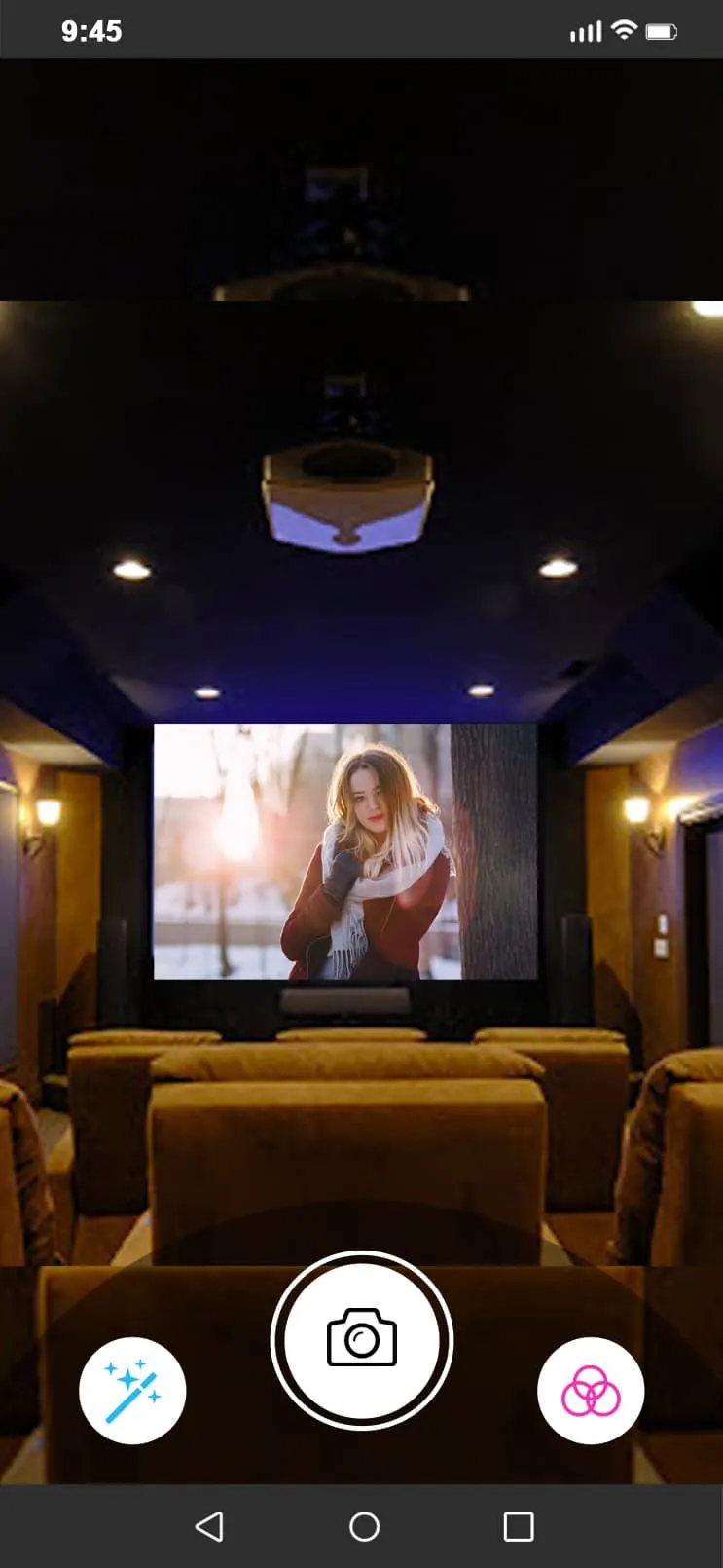 Flash Projector Effect Camera