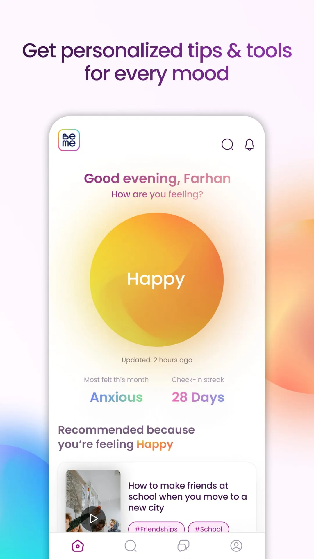 BeMe: Teen Mental Health