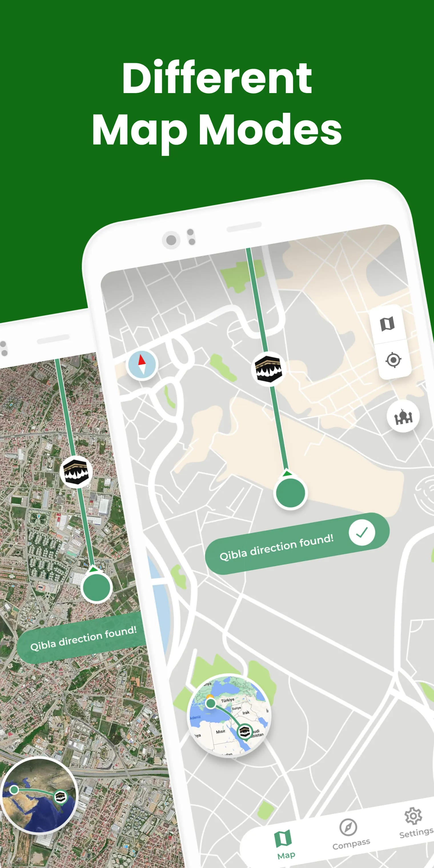 Qibla Finder Compass 100%