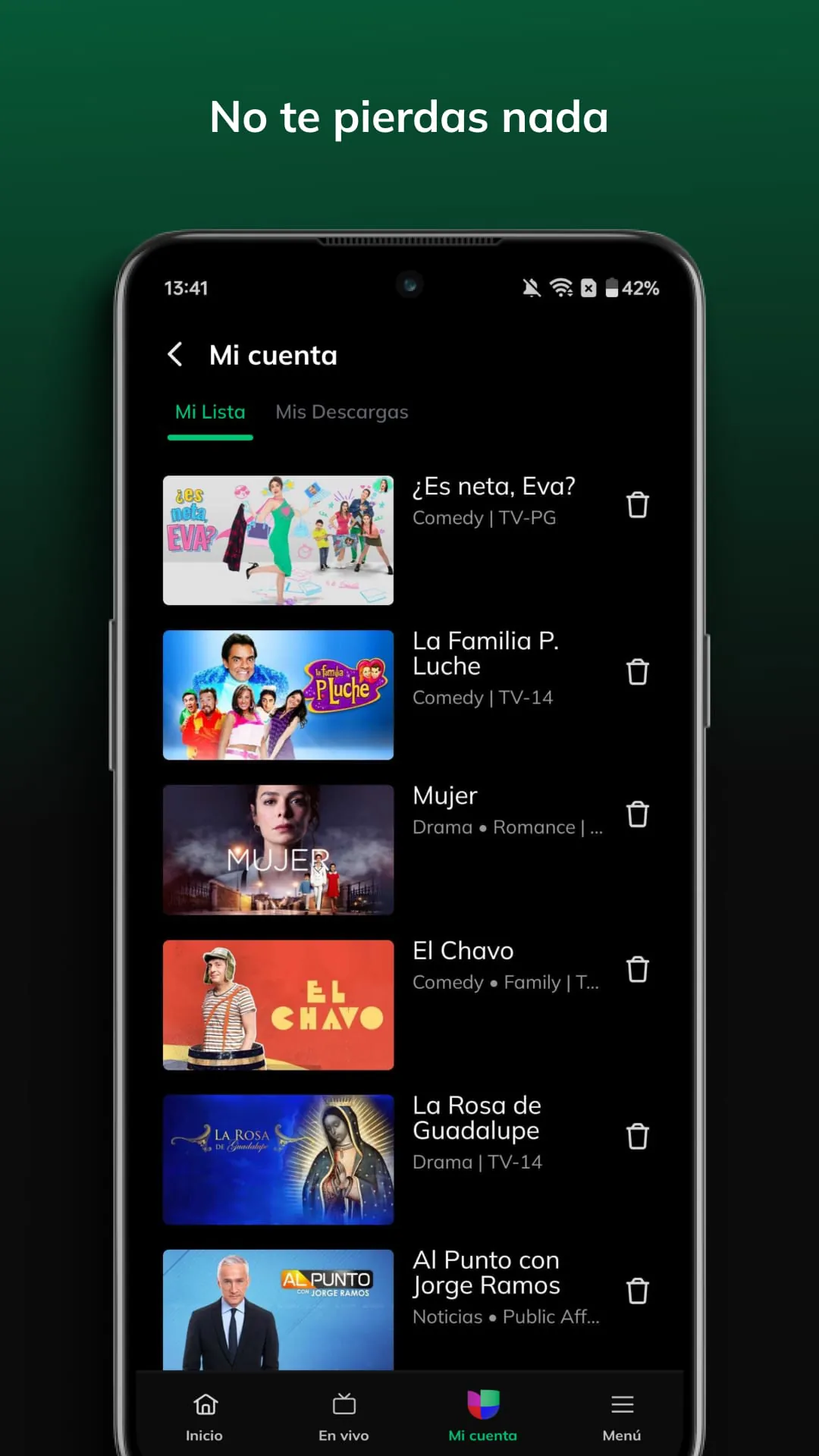 Univision App: Stream TV Shows