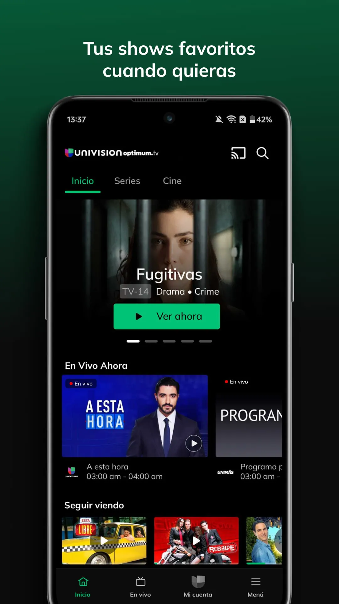 Univision App: Stream TV Shows