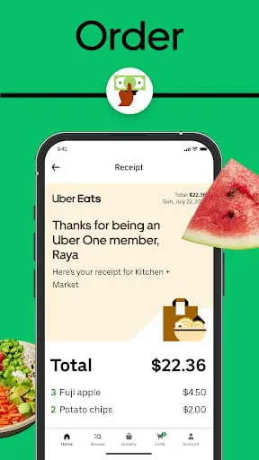 Uber Eats: Food and Grocery