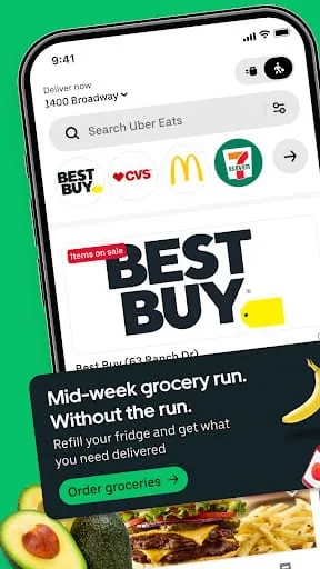 Uber Eats: Food and Grocery