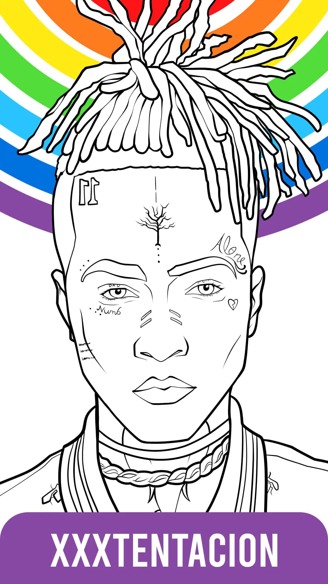 XXTentacion Coloring Book