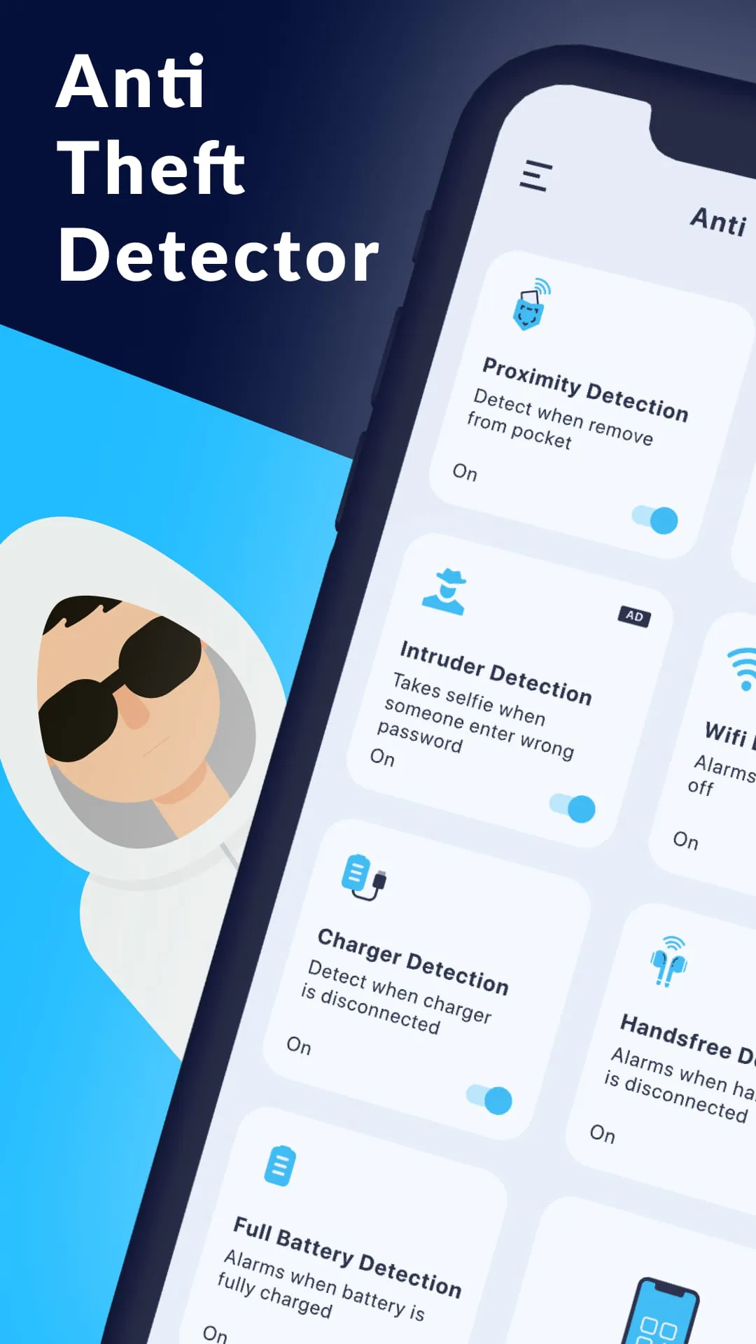 Phone Anti-theft alarm