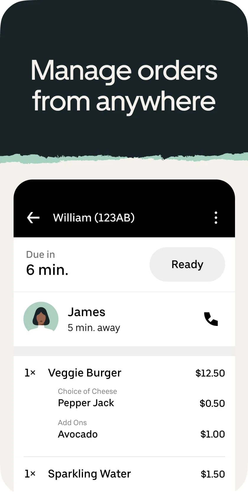 Uber Eats Orders