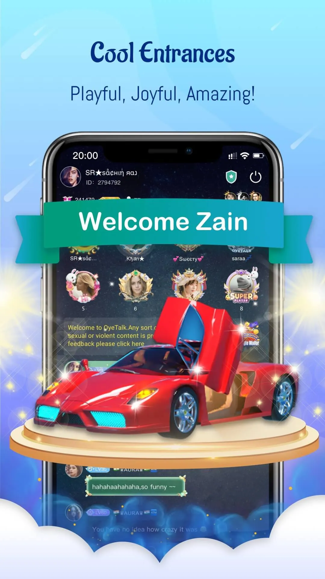 OyeTalk - Live Voice Chat Room