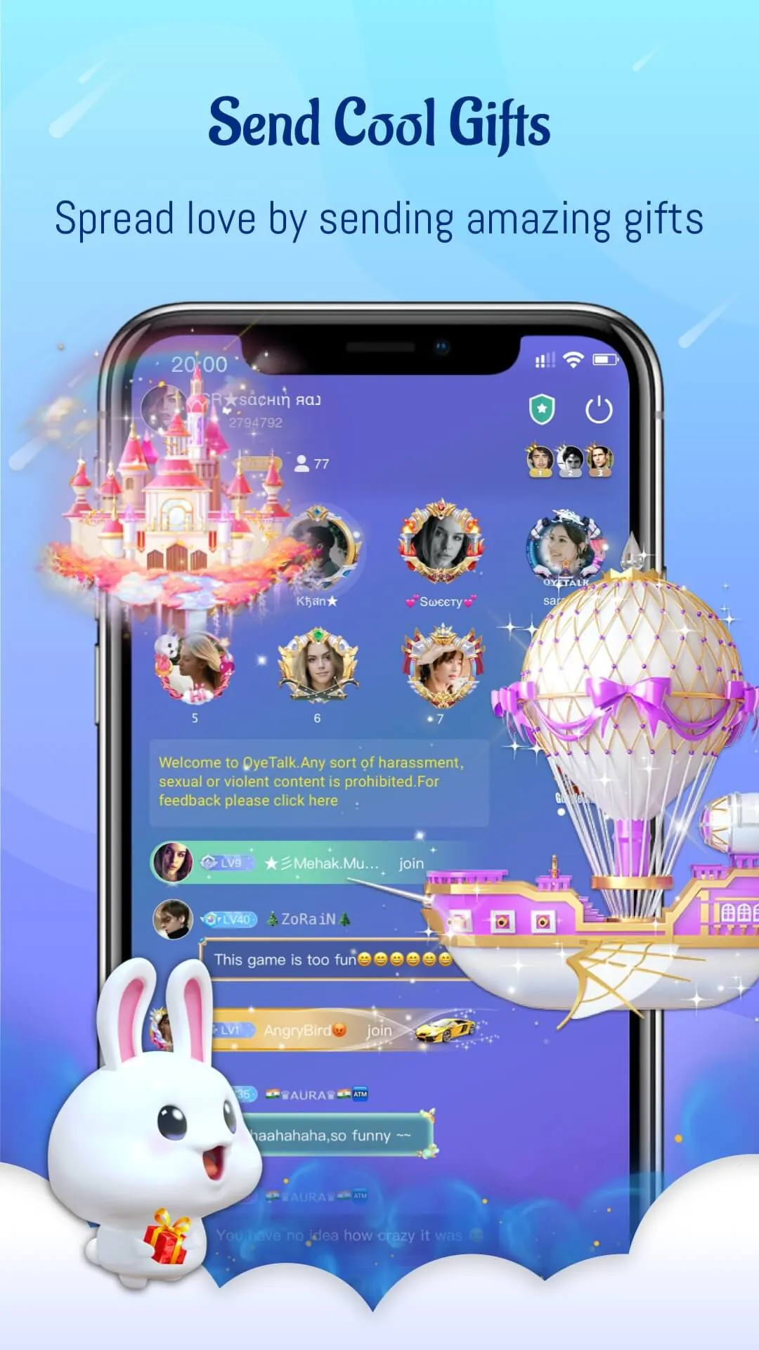 OyeTalk - Live Voice Chat Room