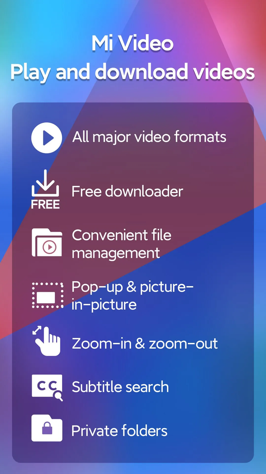 Mi Video - Video player
