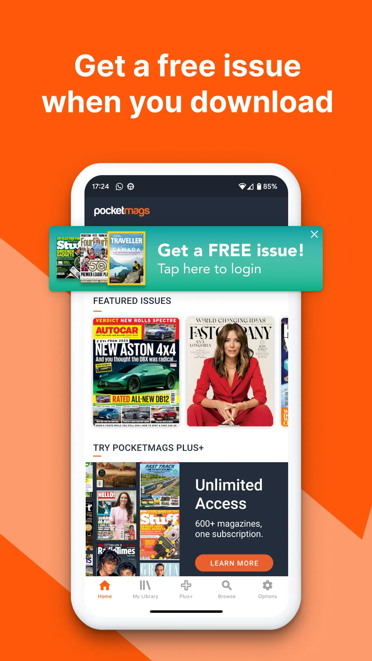 Pocketmags Magazine Newsstand