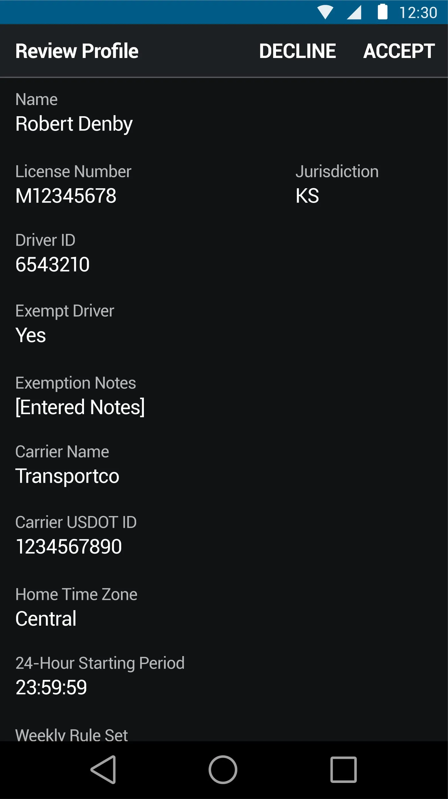 Garmin eLog™ Compliant ELD