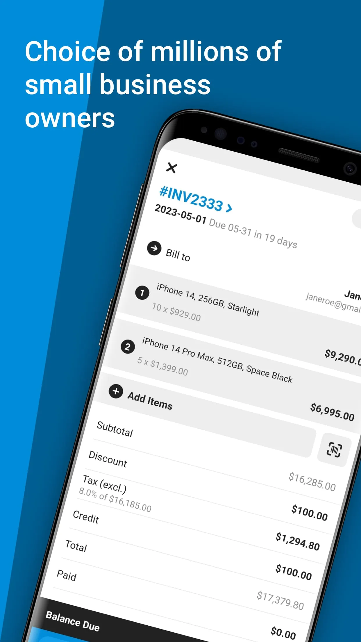 Invoice Maker - Tiny Invoice