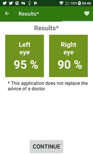 Eye exam