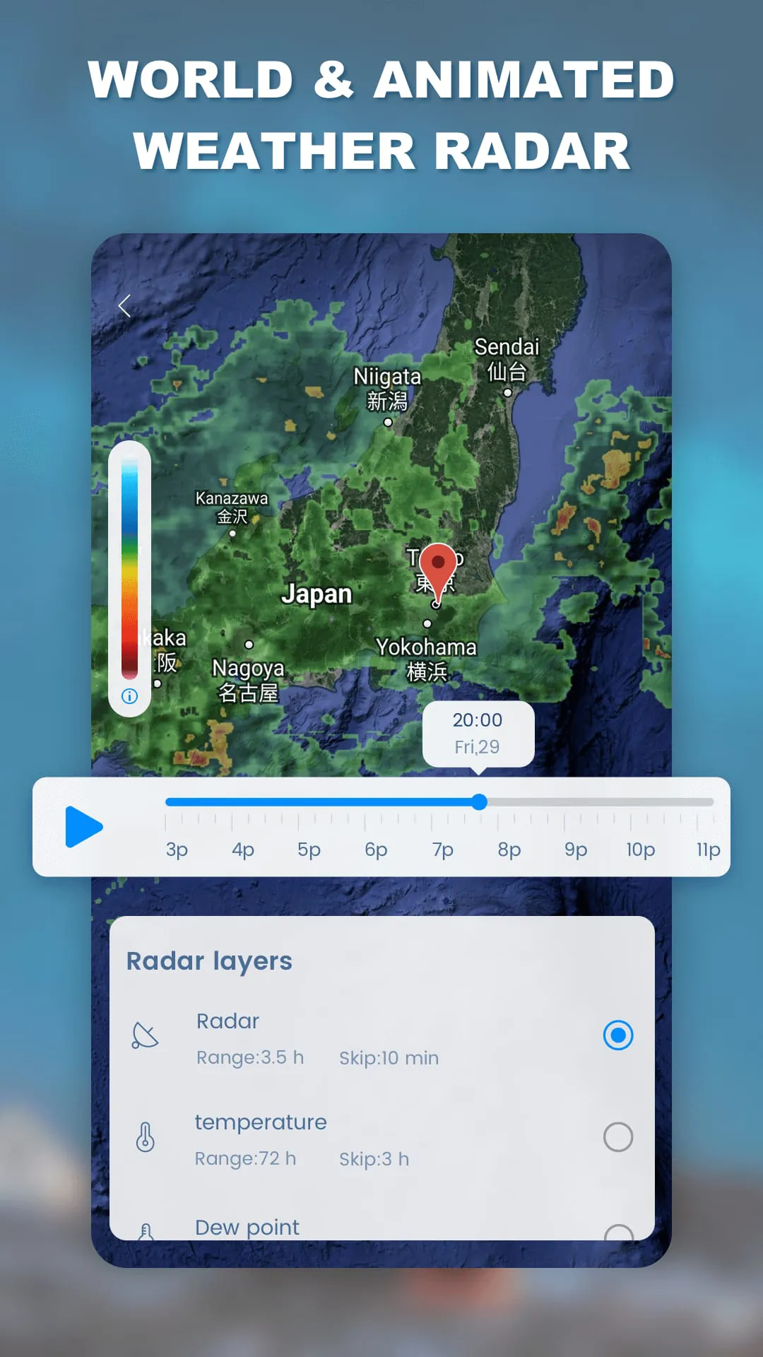 Weather app - Radar & Widget
