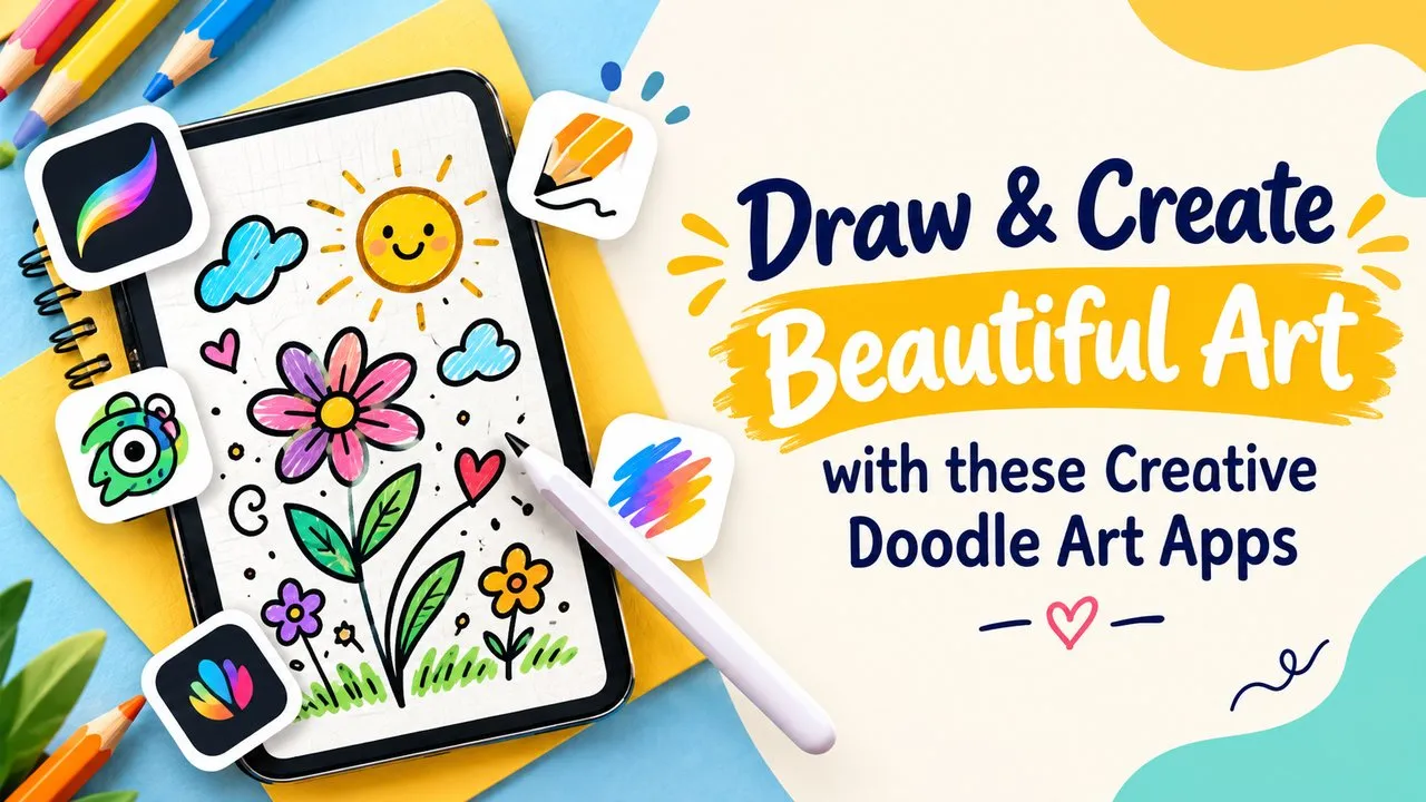 Draw & Create Beautiful Art with these Creative Doodle Art Apps