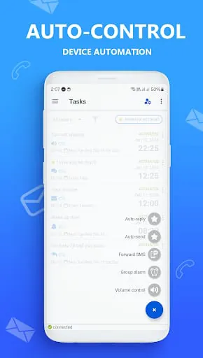 AUTO MESSAGE send response sms