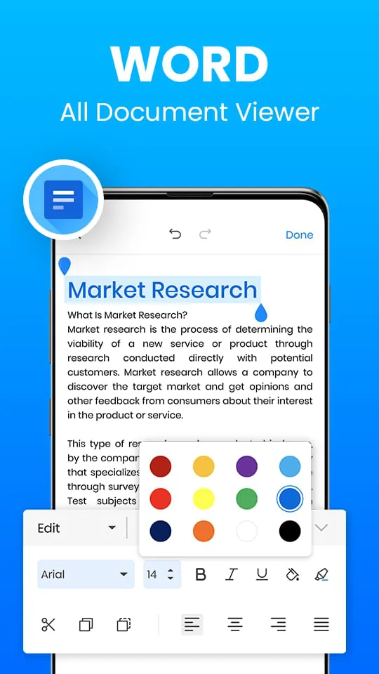 Office Word Reader: PDF, DOCX