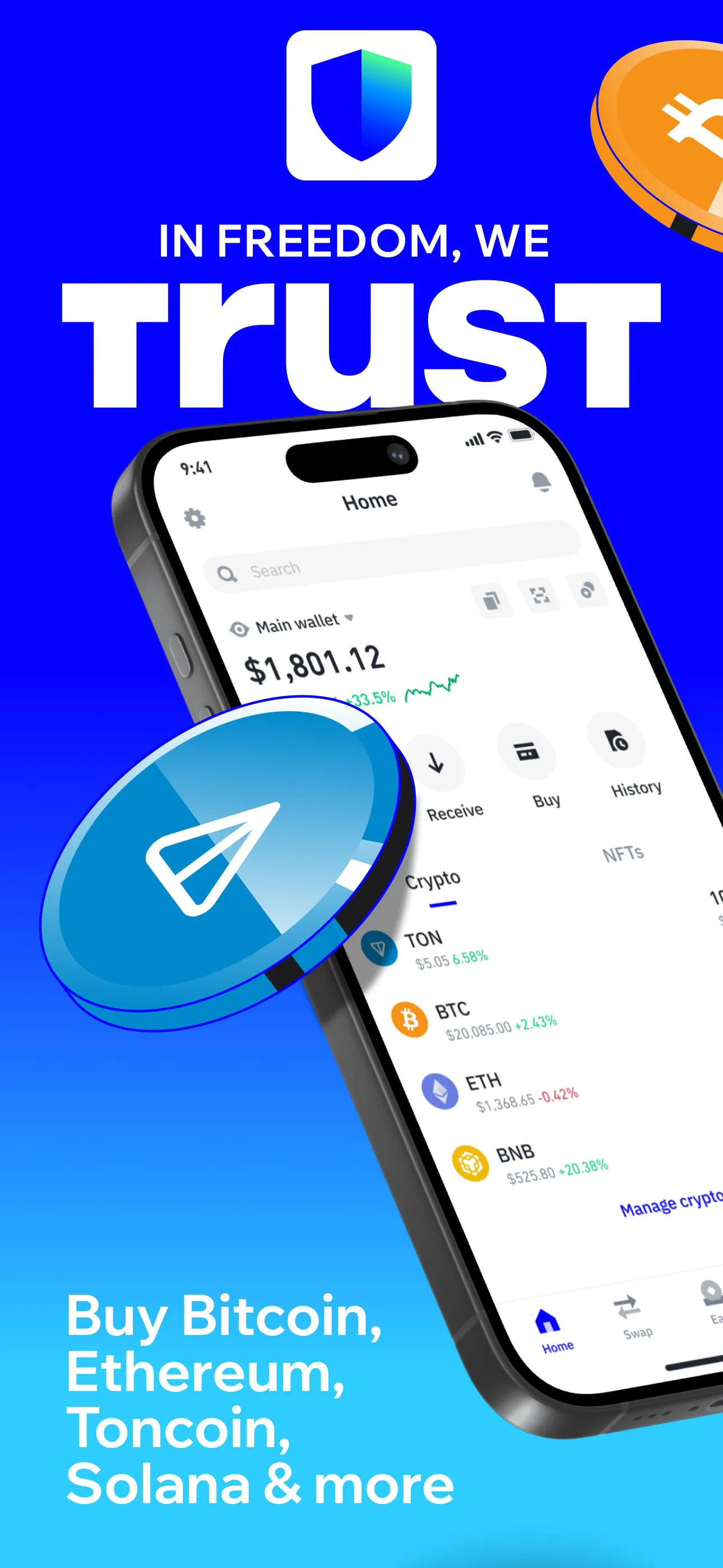 Trust: Crypto & Bitcoin Wallet