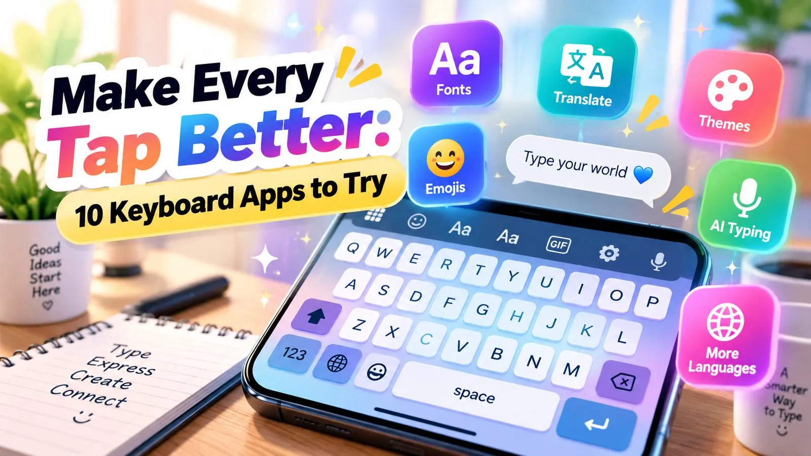 Make Every Tap Better: 10 Keyboard Apps to Try
