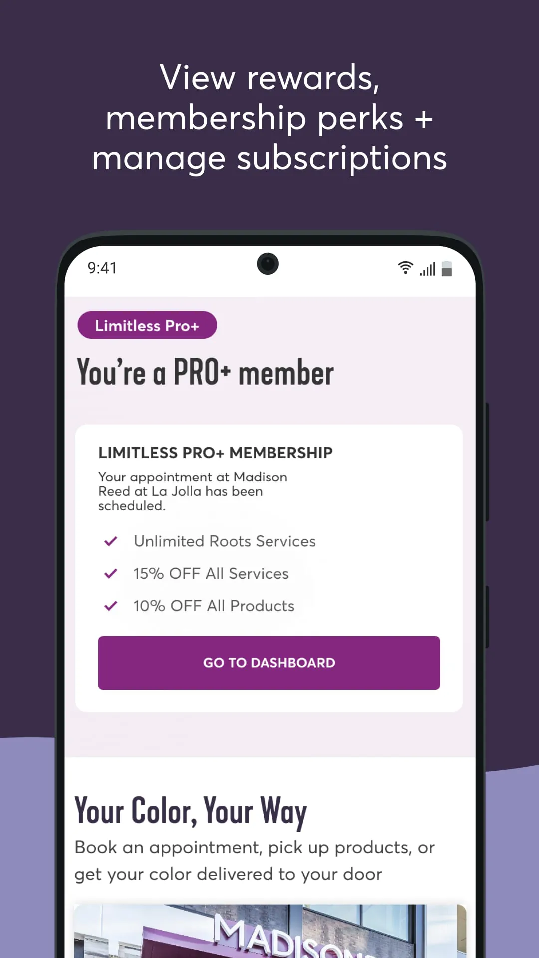 Madison Reed App - Hair Color