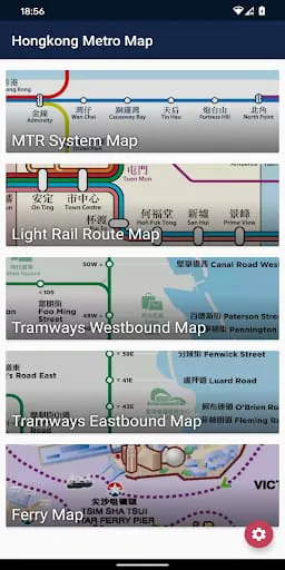 Hong Kong Metro Map (Offline)