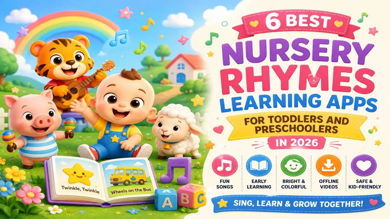 6 Best Nursery Rhymes Learning Apps for Toddlers and Preschoolers in 2026