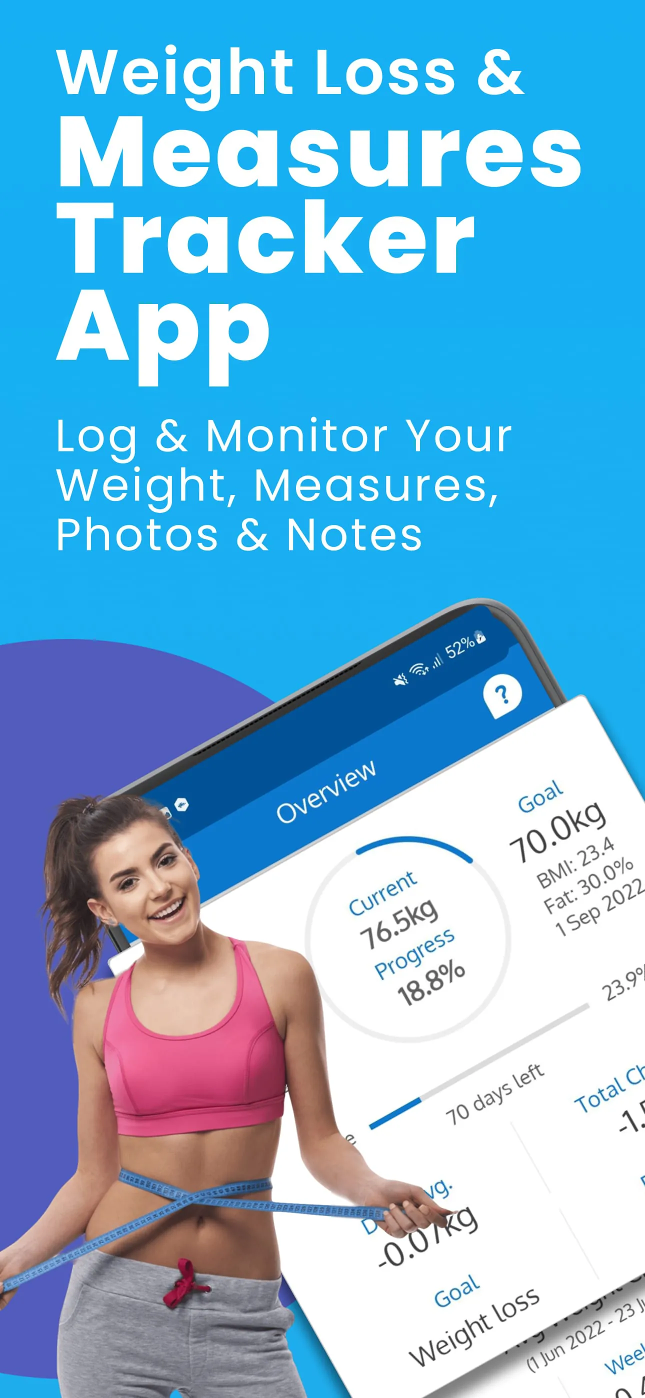Body Measurements Tracker, BMI