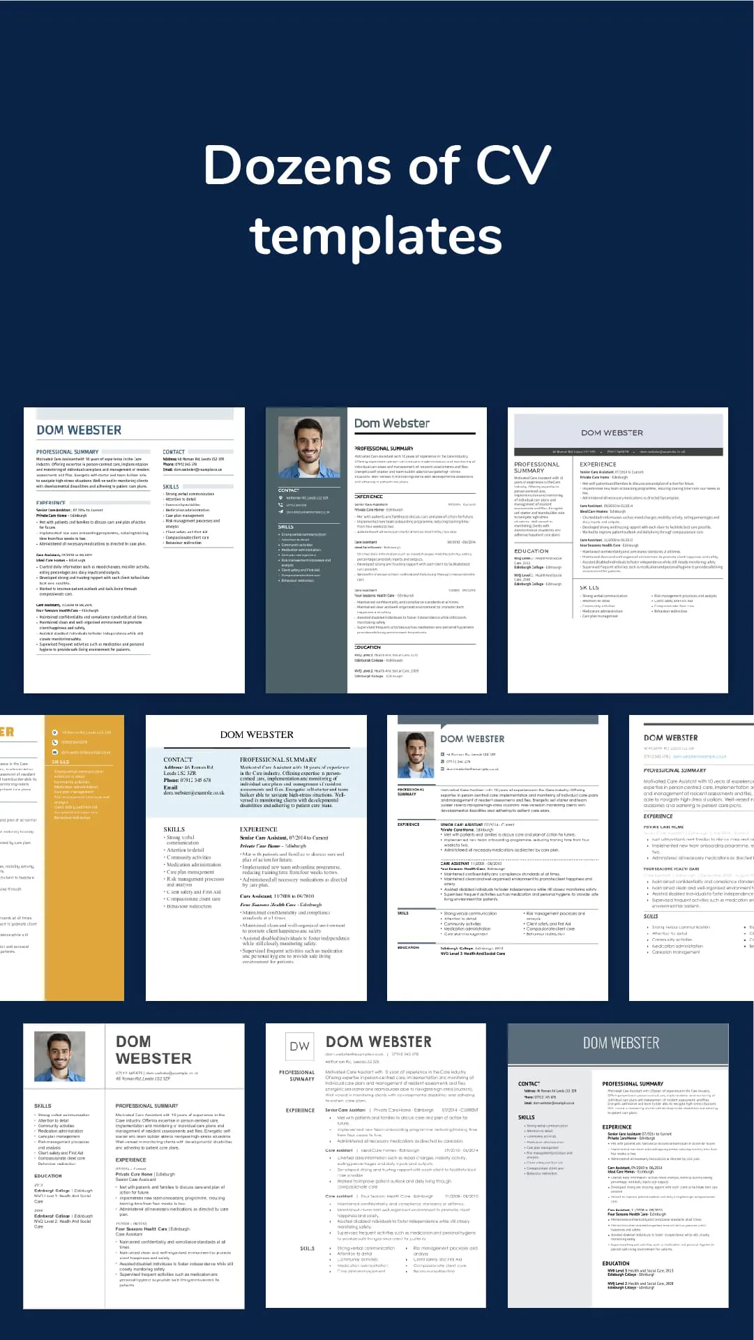 MyPerfectCV: Resume CV Builder