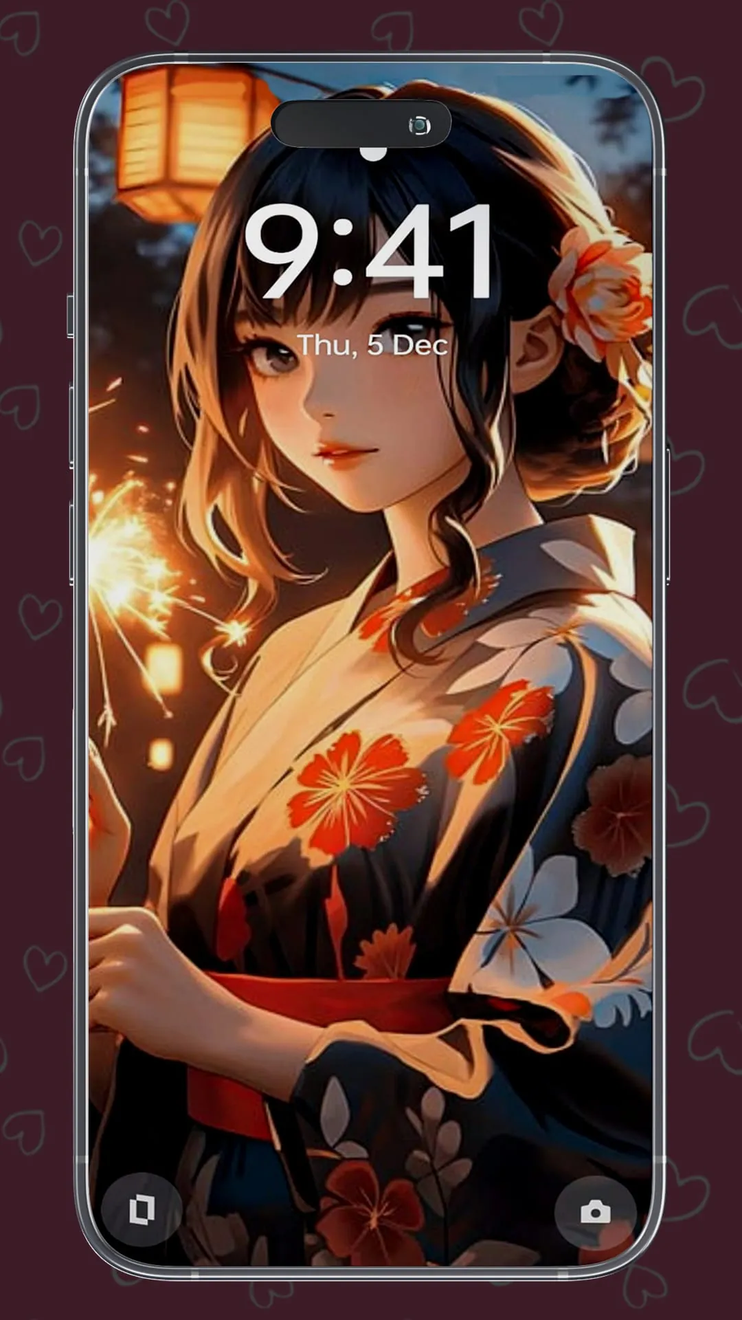 Heart Zipper Screen Lock App