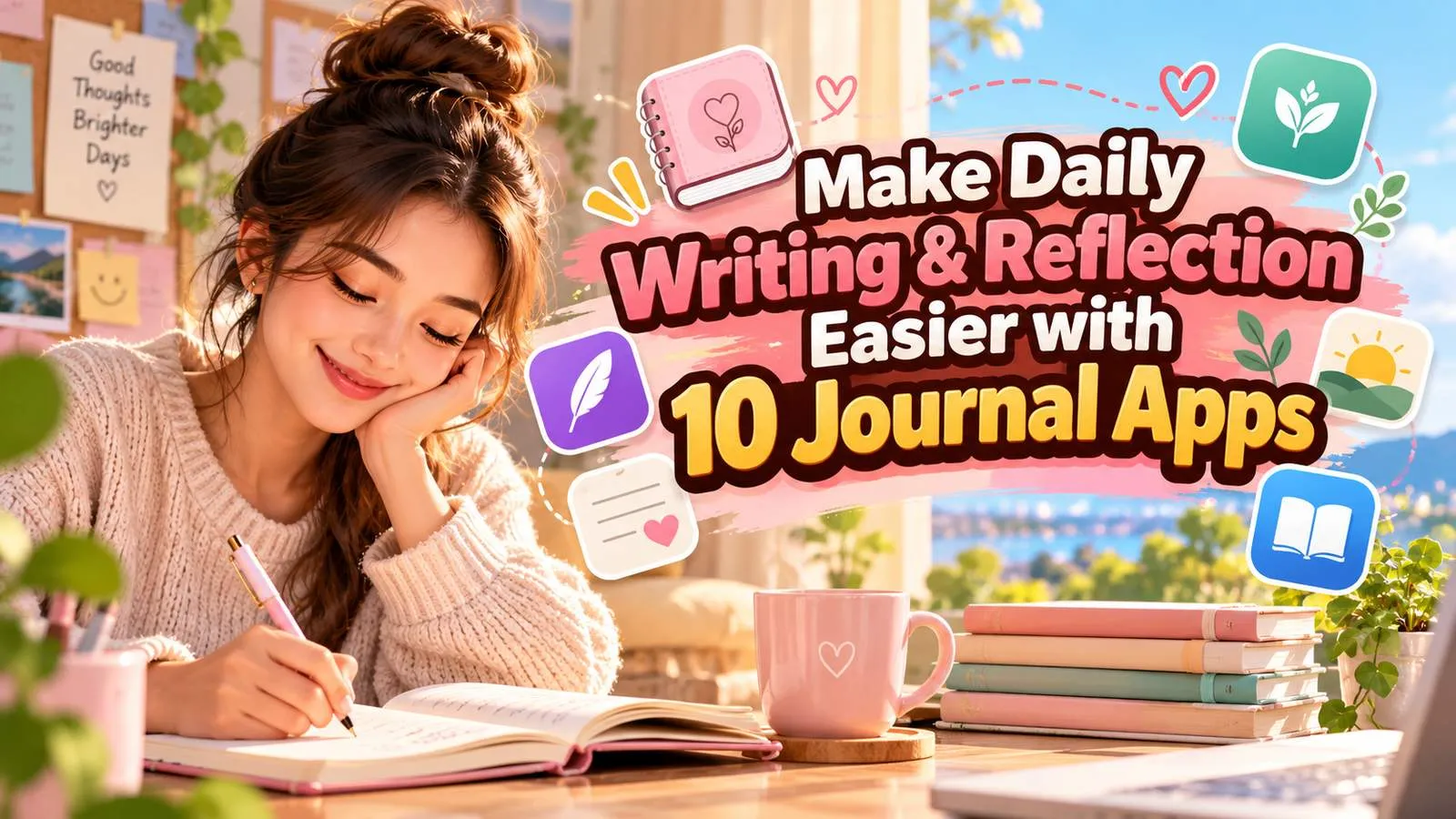 Make Daily Writing & Reflection Easier with 10 Journal Apps
