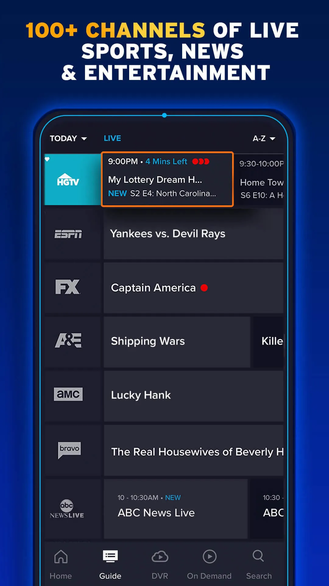 SLING: Live TV, Shows & Movies