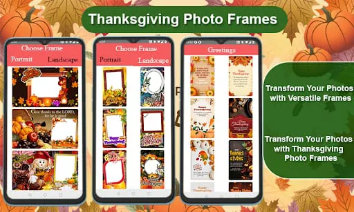 Thanksgiving Photo Frames