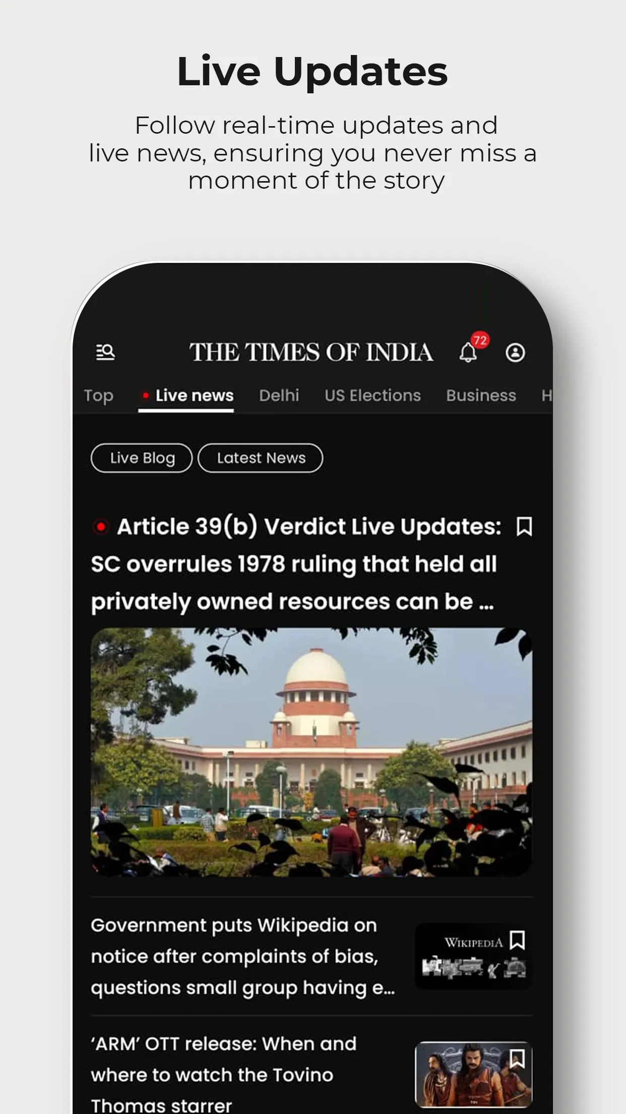 Times Of India - News Updates