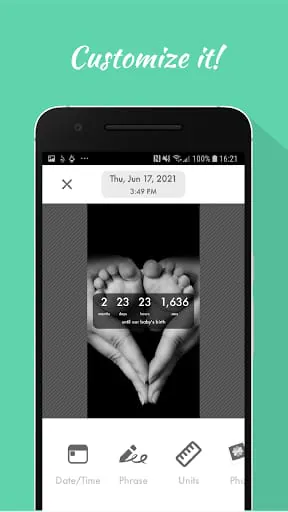 Baby Countdown Widget