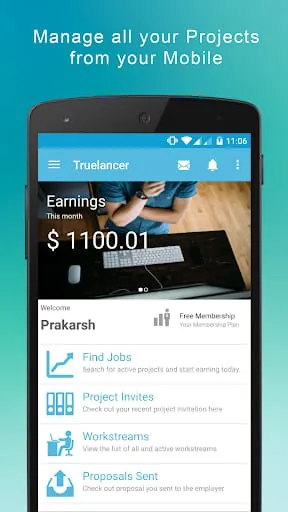 Truelancer: Freelance Work App