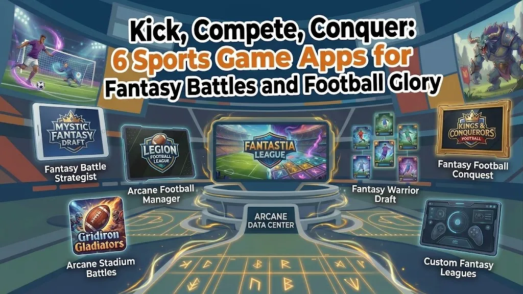 Kick, Compete, Conquer: 6 Sports Game Apps for Fantasy Battles and Football Glory