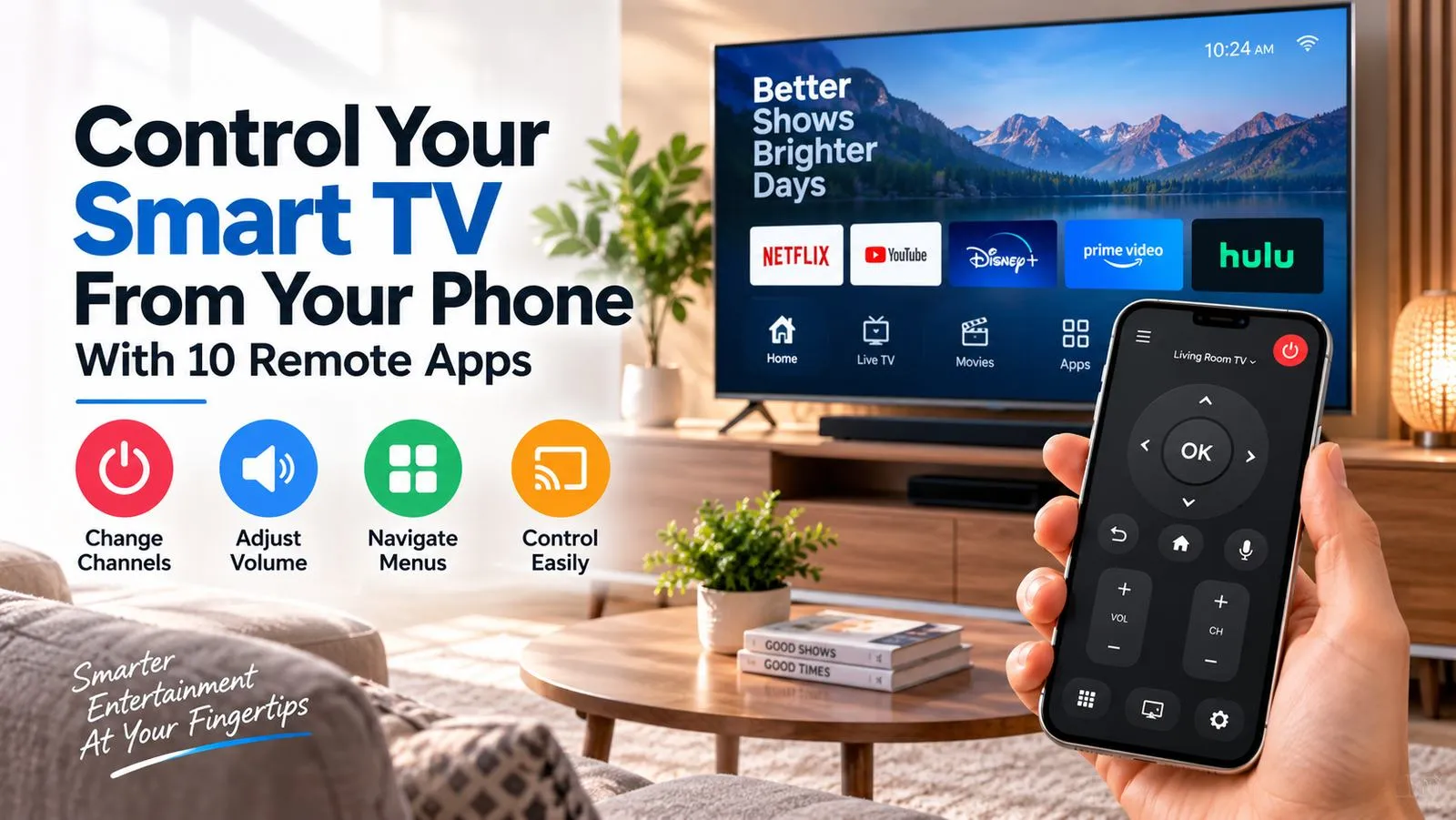 Control Your Smart TV From Your Phone With 10 Remote Apps