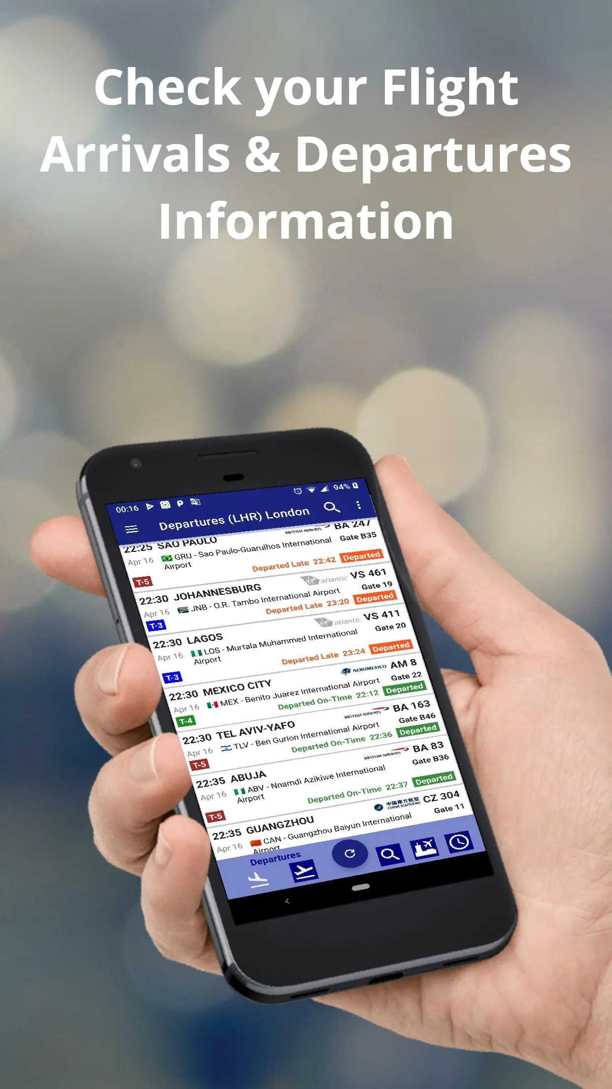 FLIGHTS Houston Airport