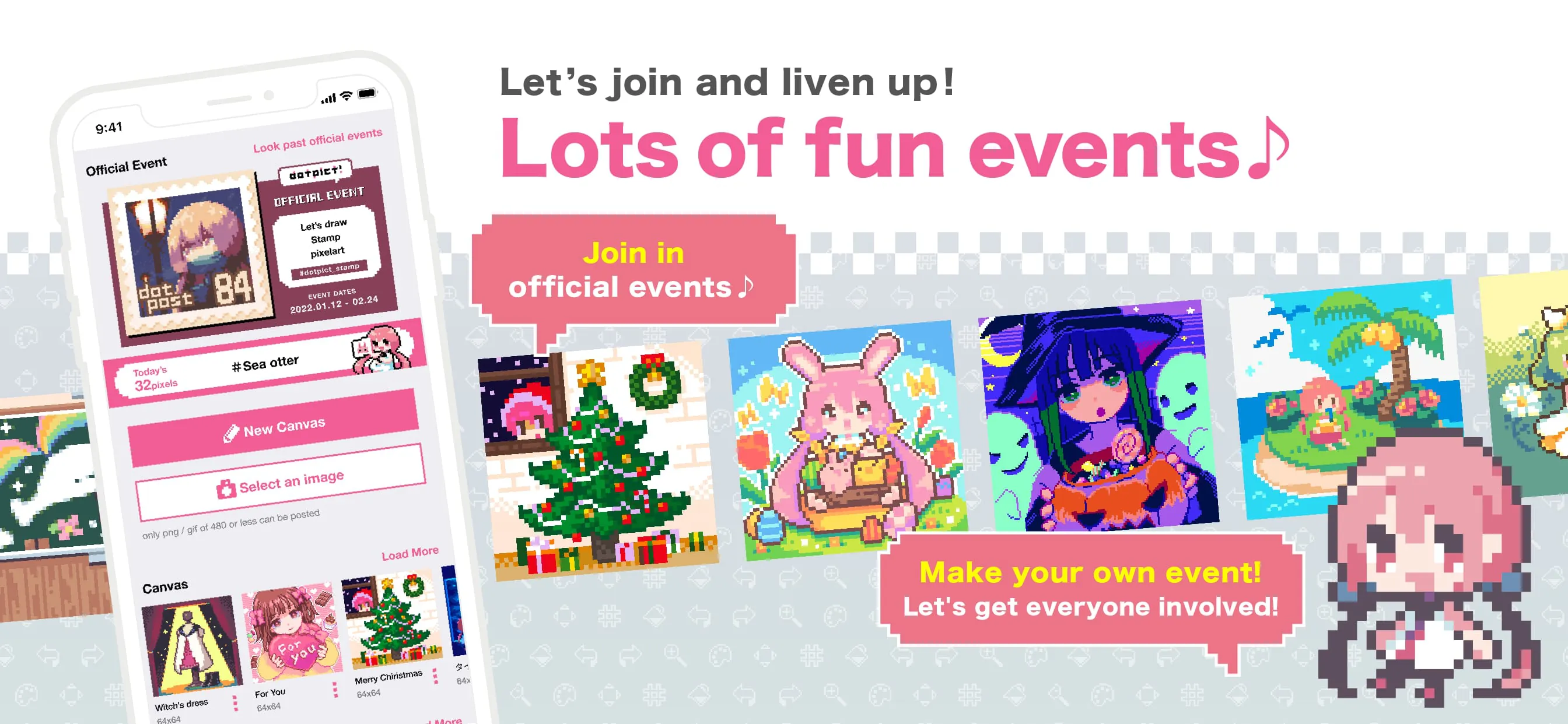 dotpict  Easy to draw Pixelart