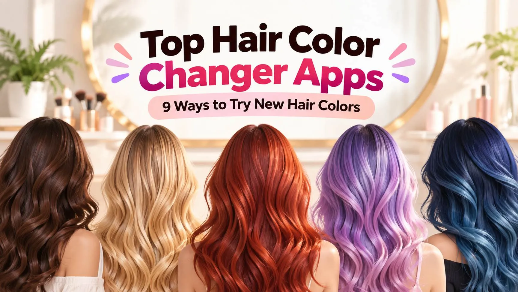 Top Hair Color Changer Apps - 9 Ways to Try New Hair Colors
