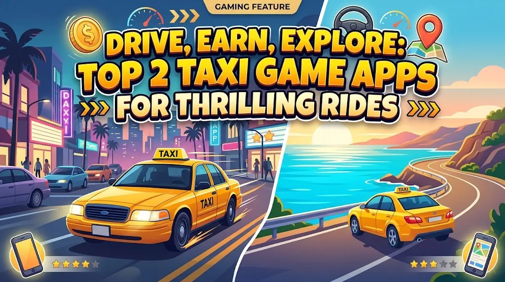 Drive, Earn, Explore: Top 2 Taxi Game Apps for Thrilling Rides