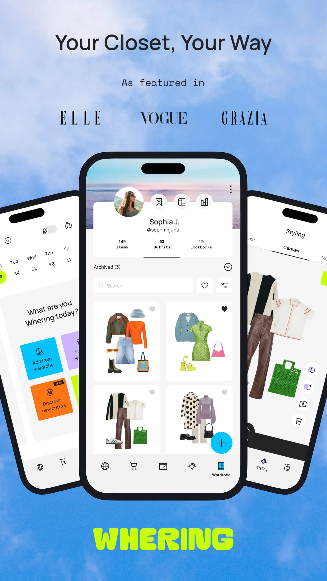 Whering:Digital Closet Stylist