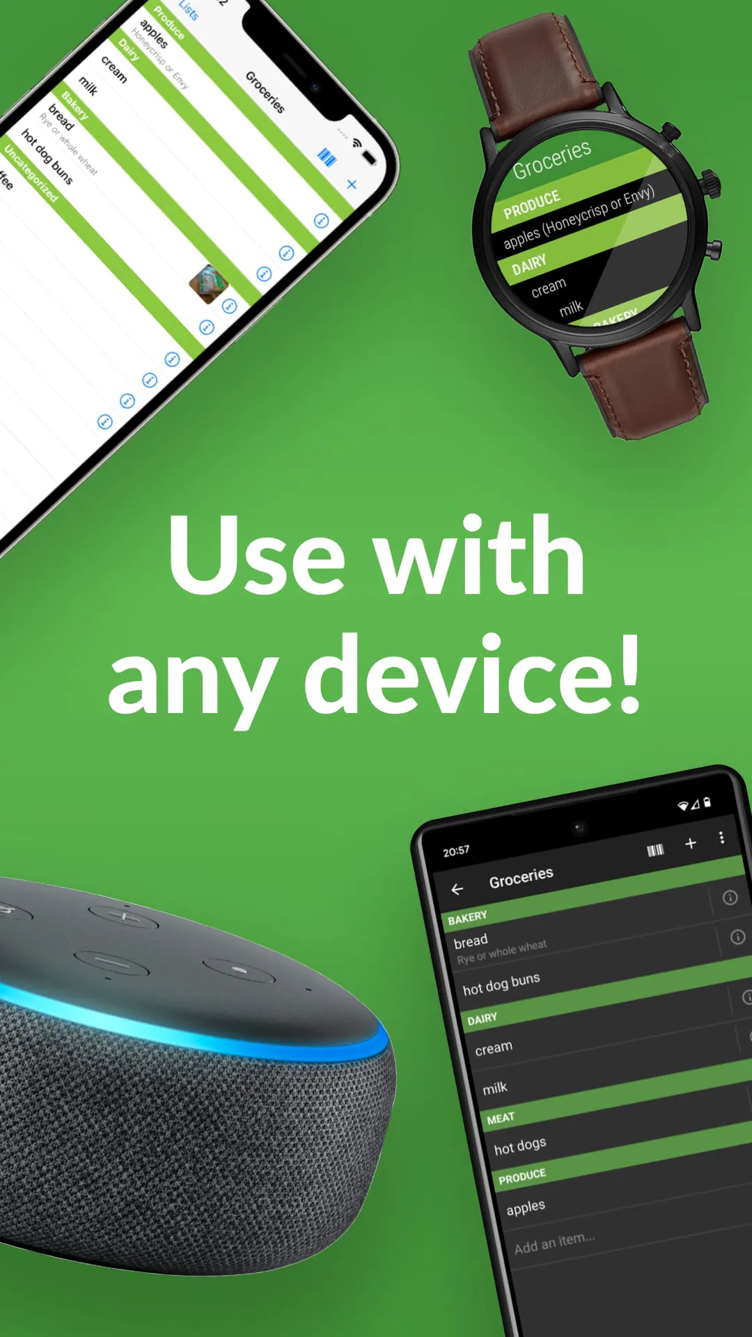 Our Groceries Shopping List