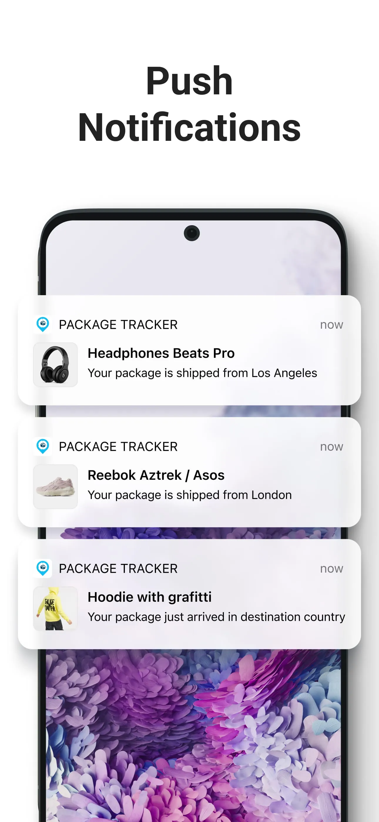 Package Tracker - pkge Mobile