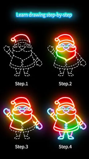 Draw Glow Christmas