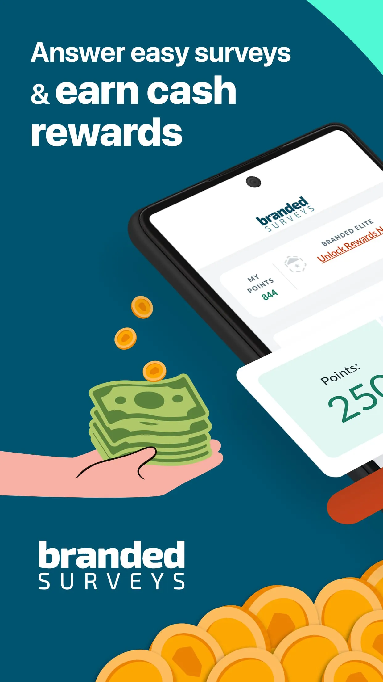 Branded Surveys: Get Paid Cash