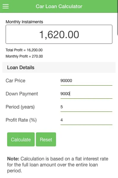 Car Loan Calculator