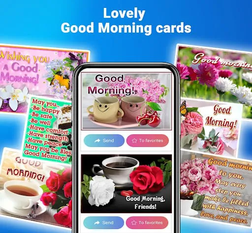 Good morning app - images