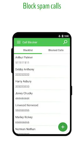 Phone Call Blocker - Blacklist